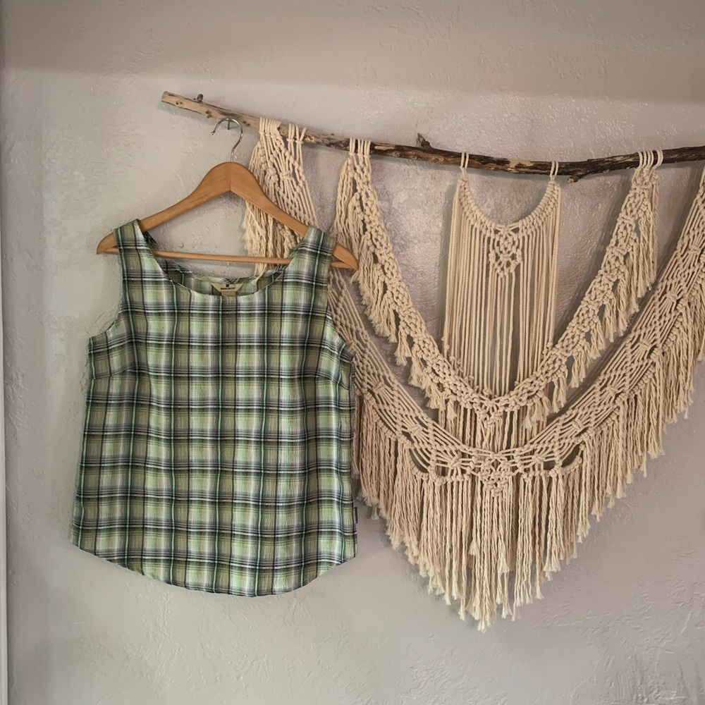 Vintage Woolrich Plaid Tank